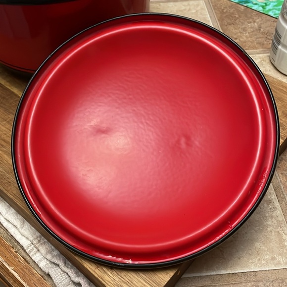 1930’s Kook King Ware Red enameled stock pot vintage - Picture 9 of 9